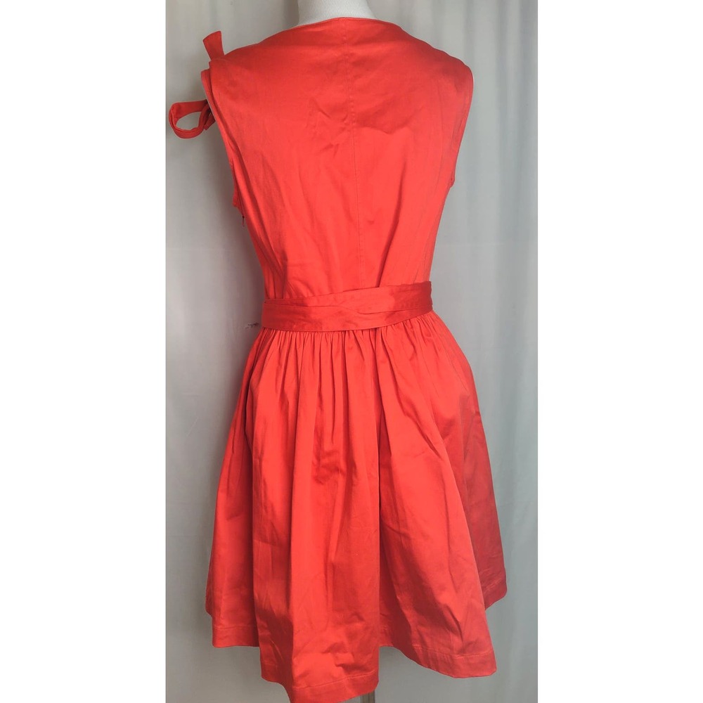 Alexis Kelsi cocktail party red mini dress bows bouffant girly feminine ties - Picture 3 of 10